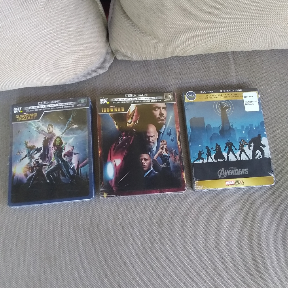 Avengers movie steelbook collection